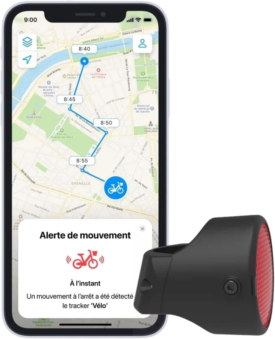 Avis Invoxia Bike Tracker